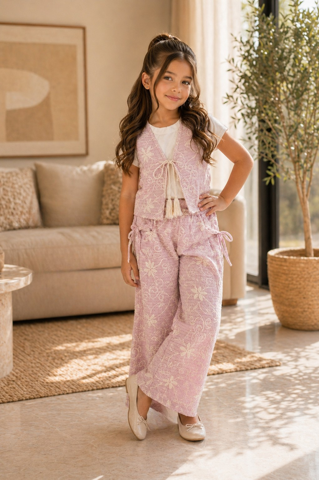 CONJUNTO PARA NIÑA - VICTORIA ROSA